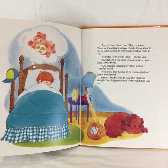 1983 A TALE FROM CARE BEARS  "The Trouble w Timothy" HARDCOVER BOOK PARKER BROS - Picture 8 of 8